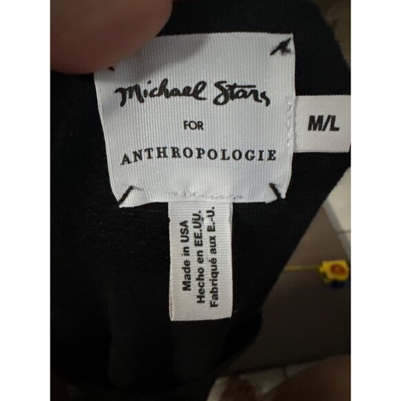 Michael Stars‎ for anthropology women’s long sleeve black shirt size M/L - Picture 4 of 6